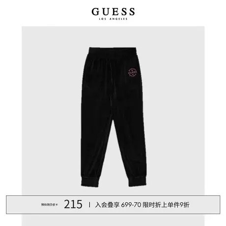 【38上新季】GUESS 秋童装女童舒适运动休闲运动裤图片