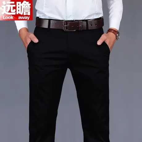 冬季男士休闲裤男宽松直筒男裤秋冬加绒保暖长裤2023新款男士裤子商品大图