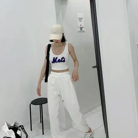 辣妹穿搭夏季2024新款小吊带背心女内搭外穿无袖t恤短款上衣潮ins图片