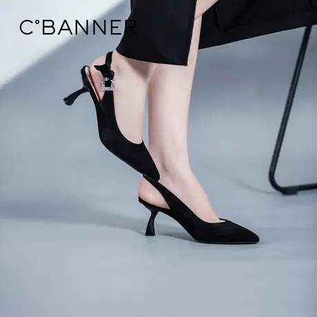 切货下架千百度女鞋高跟鞋夏季时尚舒适银色气质单鞋宴会鞋中跟鞋图片