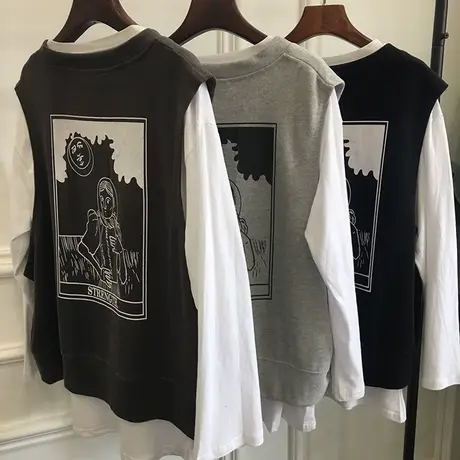 马甲外套女春秋薄款外穿时尚2024年新款韩版洋气外搭无袖背心马夹图片