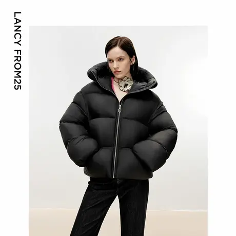 朗姿欧洲EiLEEN ELITEE气质法式面包服外套2024冬新款高级感棉服图片