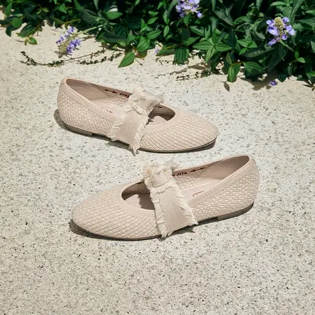 Skechers斯凯奇女鞋春夏季复古蝴蝶结单鞋休闲尖头一脚蹬158676图片