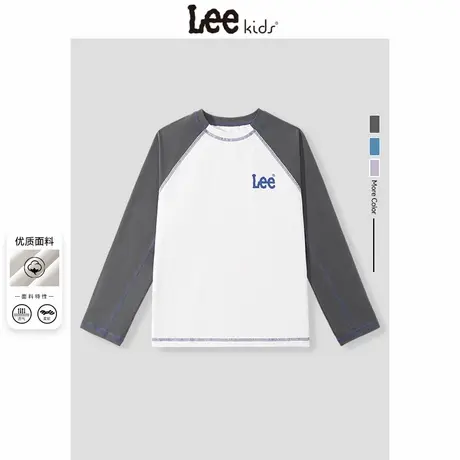 Lee童装儿童打底衫春秋款青少年宽松休闲上衣男童时尚薄款长袖t恤商品大图