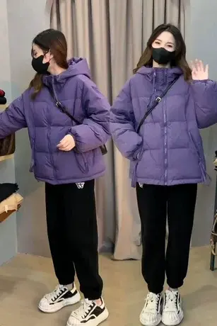 女冬季2023年新款爆款欧货羽绒服高级感短款小个子羽绒外套上衣潮图片