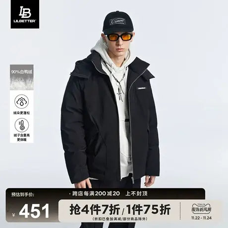 Lilbetter羽绒服男冬季新款防寒服美式保暖夹克外套潮流面包服LB图片