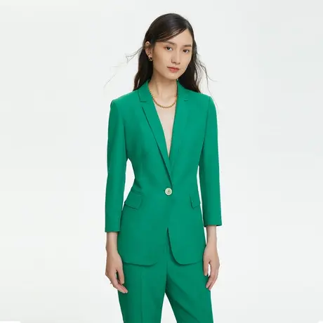 LANCY/朗姿春新款女收腰职业西装外套设计感专柜正品商场同款图片
