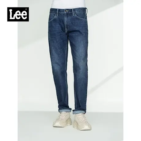 Lee商场同款21秋冬新品暖岩恒温741中蓝男牛仔裤LMB1007415FF-071图片