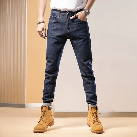 Modi Nick/摩帝尼克破洞做旧潮流牛仔裤男款牛仔裤男款潮流高档品商品大图