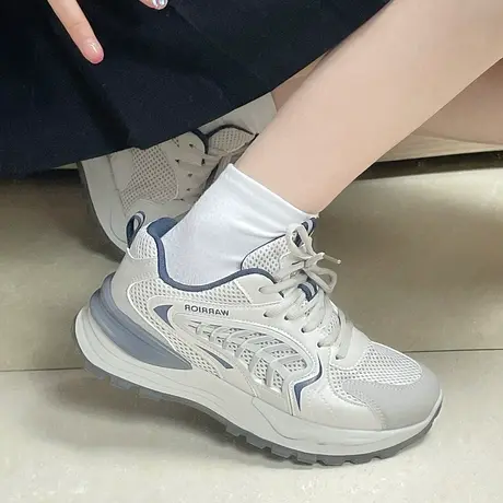 回力运动鞋女鞋2024新款春夏季网面透气鞋子女爆款百搭休闲阿甘鞋图片