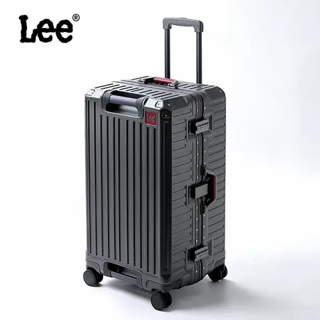 Lee官方大容量行李箱女24寸旅行箱铝框拉杆箱新款学生耐用密码箱图片
