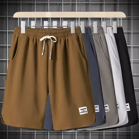 短裤男夏季薄款宽松透气5分运动中裤潮流休闲跑步百搭大裤衩卫裤图片