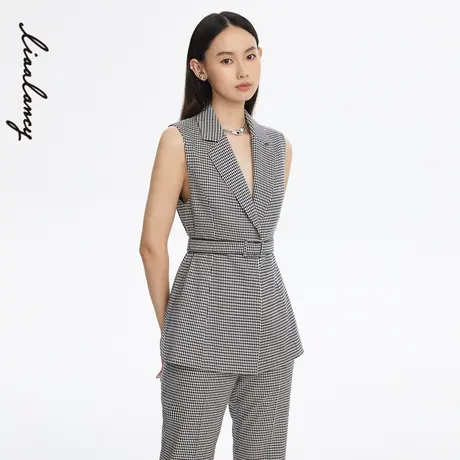 悦朗姿/LANCY百搭马甲女22春夏季新款外穿内搭商场同款短外套奥莱图片