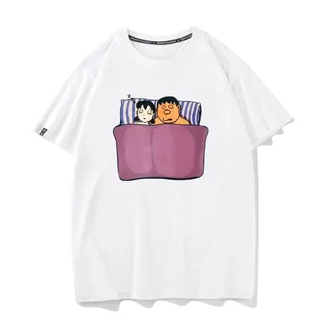 秀洛胖虎静香毁童年系列漫画动画周边衣服动漫T恤短袖半袖打底衫商品大图