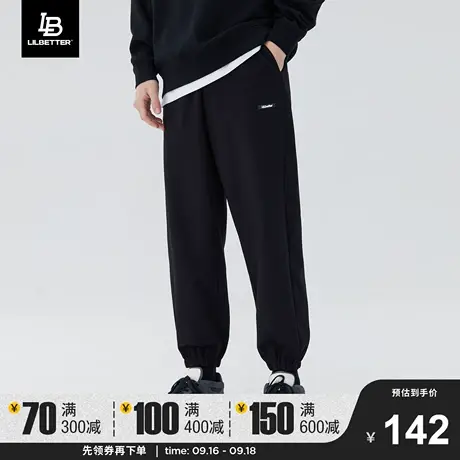 Lilbetter裤子男士2023新款潮流宽松直筒裤美式潮牌运动休闲裤LB商品大图