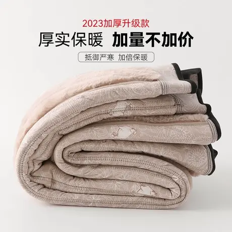 恒源祥冬季加绒加厚保暖裤男士打底羊毛秋裤护膝中青年内穿绒裤商品大图