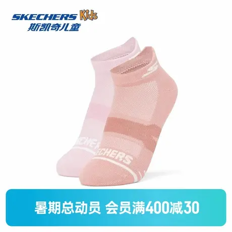 Skechers斯凯奇儿童中性浅口袜男女童简约抗菌夏季运动舒适袜子商品大图