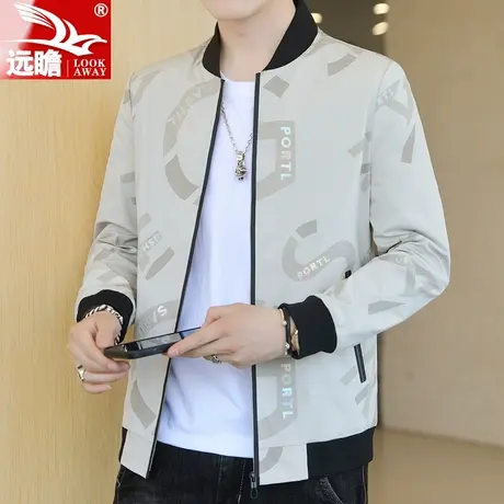 男士飞行员夹克秋季2023新款休闲上衣潮流百搭棒球领外套男春秋款商品大图