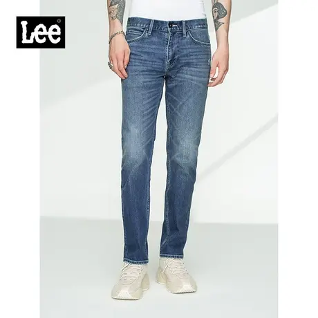 Lee商场同款21秋冬新品暖岩恒温723中蓝男牛仔裤LMB1007235FF-067图片