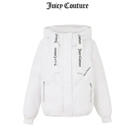 Juicy Couture橘滋羽绒服女美式冬季新款面包服连帽外套厚夹克女商品大图