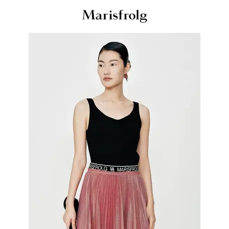 Marisfrolg玛丝菲尔柔软简约打底背心吊带图片