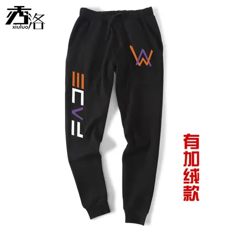 秀洛Alan Walker艾伦沃克DJ休闲运动卫裤Faded电音男女小脚裤子商品大图