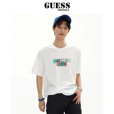 GUESSOriginals  X IRENEISGOOD 情侣款精美印花短袖T恤商品大图