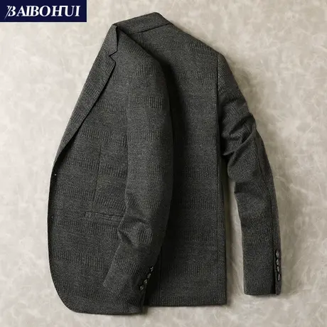 春季新款休闲西装男士外套韩版单件潮流小西服男修身百搭薄款上衣商品大图