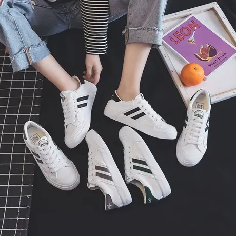 小白女鞋2020春季秋款新款百搭老爹板鞋平底学生韩版运动休闲鞋潮商品大图