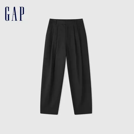 Gap女装春季2024新款时尚百搭Scuba卫裤基础款锥型休闲裤872619商品大图