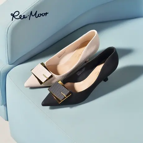 REEMOOR睿慕高跟鞋2023春款鞋子高跟舒适百搭女鞋细跟鞋子女鞋ins商品大图