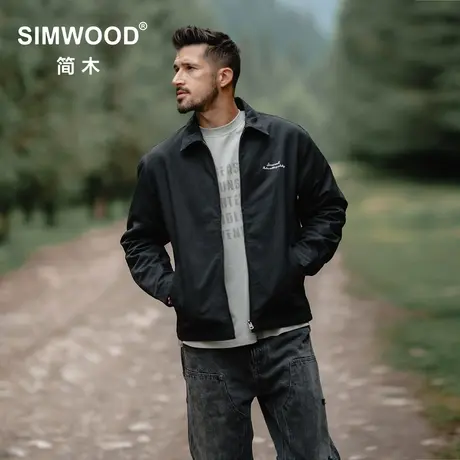 Simwood简木男装【宽松版型】 3M雪丽棉工装两面穿棉服夹克外套男图片
