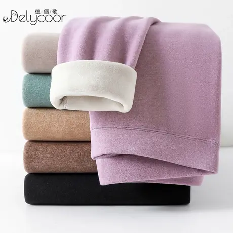 一体绒加厚保暖裤女冬季加绒内穿无痕秋裤修身收腹显瘦高腰打底裤图片