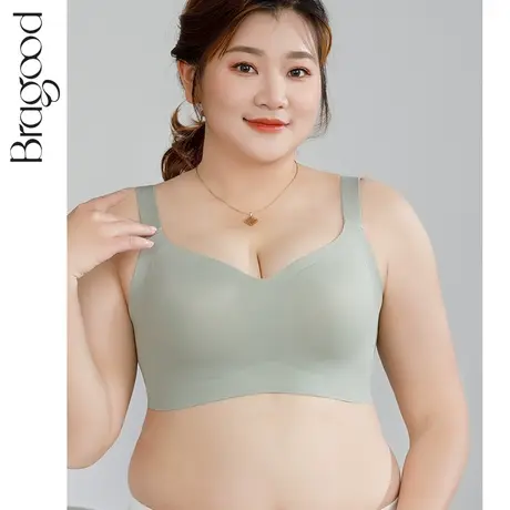 内衣女文胸大胸显小胸罩无痕聚拢无钢圈大码调整型收副乳防下垂商品大图