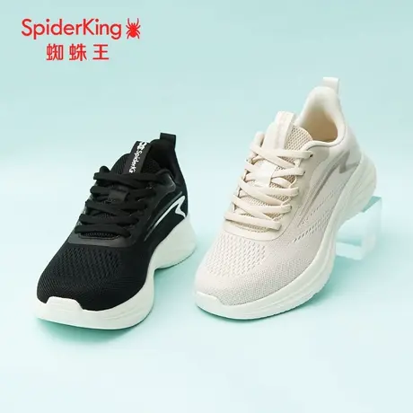 SPIDER KING/蜘蛛王飞织鞋女2025春商场新款老人舒适透气轻便软底商品大图