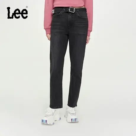 Lee商场同款23秋冬新品422暖岩恒温黑灰色女保暖牛仔裤LWB1004222图片