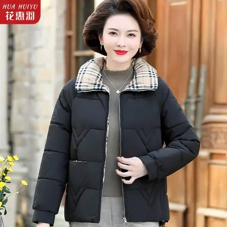 短款棉衣女新款冬季版型好看的羽绒棉服爆款棉袄妈妈冬装加厚外套图片