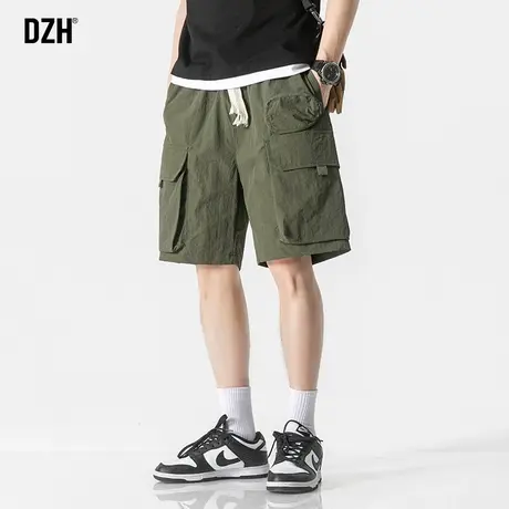 男士冰丝工装短裤男款运动夏季潮牌五分裤休闲宽松速干裤百搭中裤商品大图