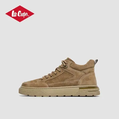 Lee Cooper2025春季新款男士休闲鞋男高帮板鞋厚底增高工装鞋子男商品大图