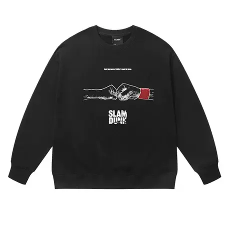 灌篮高手动漫周边印花圆领卫衣男2023秋冬湘北队长袖宽松上衣潮商品大图