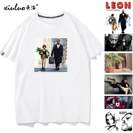 秀洛这个杀手不太冷t恤衫男女情侣装里昂玛蒂达短袖宽松衣服商品大图
