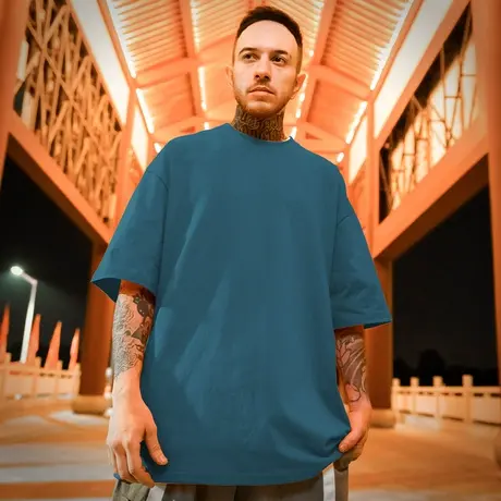 bboy街舞hiphop西海岸popping匪帮old school半袖大码纯色短袖t桖商品大图