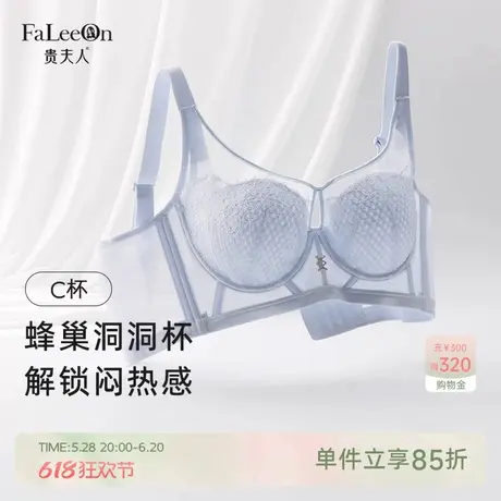 【浪漫旖旎】贵夫人大胸显小胸蕾丝内衣女收副乳防下垂文胸罩1237商品大图
