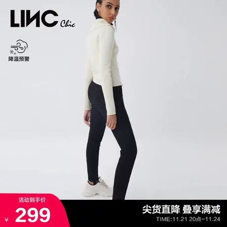 LINC金羽杰羽绒服冬季女士羽绒裤长裤微弹显瘦羽绒裤女Y21607282图片