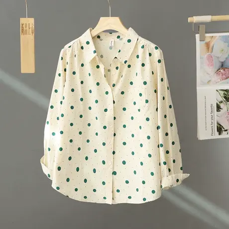 春秋休闲衬衫女2024年春季新款小个子穿搭上衣百搭打底外穿衬衣潮商品大图