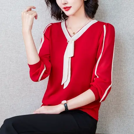 长袖打底小衫女早春秋季2023新款爆款t恤女别致小上衣ins减龄百搭图片