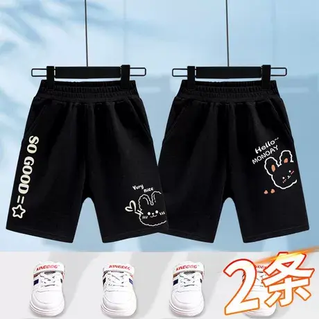 女童短裤纯棉新款夏季外穿儿童五分裤中大童女孩夏天宽松运动裤子图片