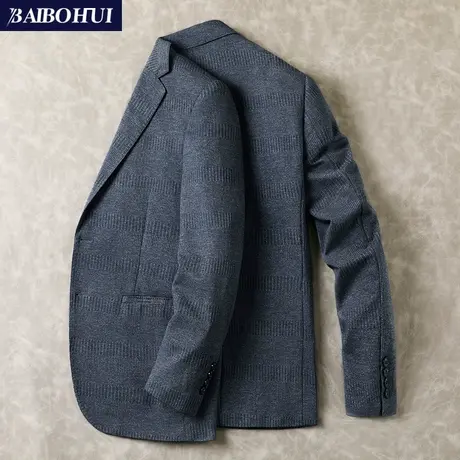 春季新款西服男修身韩版潮流帅气弹力休闲小西装外套男士青年上衣商品大图