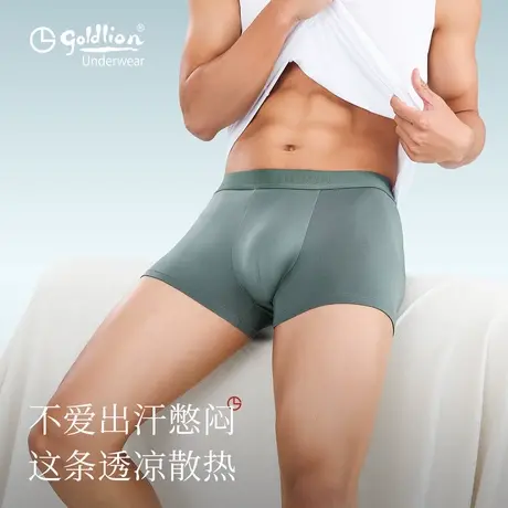金利来男士内裤莫代尔抑菌透气舒适平角四角裤2025新款无痕男款商品大图