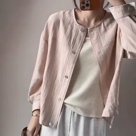 短款防晒衣女夏季薄款外套2025新款流行休闲宽松超好看轻薄防晒服图片